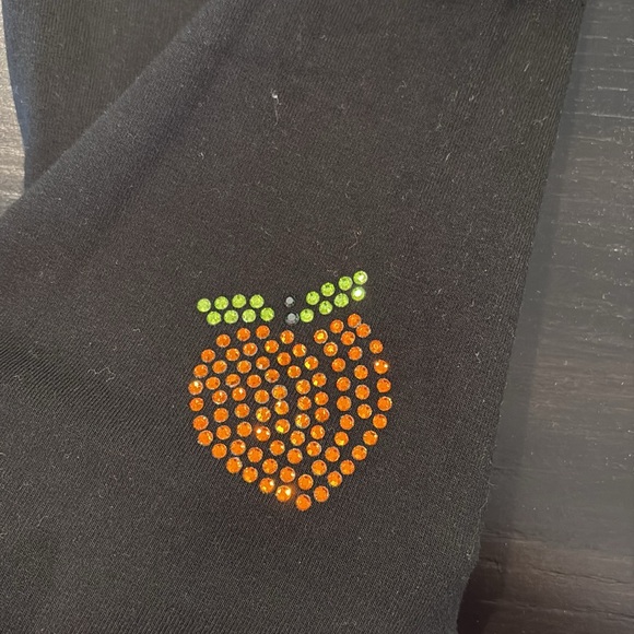 NWT Victoria Secret Pumpkin Yoga / Workout Leggings - Picture 2 of 5